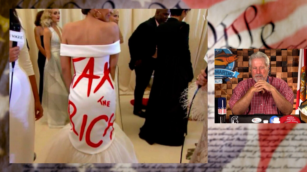 AOC Wears Tax The Rich To Dress To $35,000 A Plate Fundraiser! - JMT #542