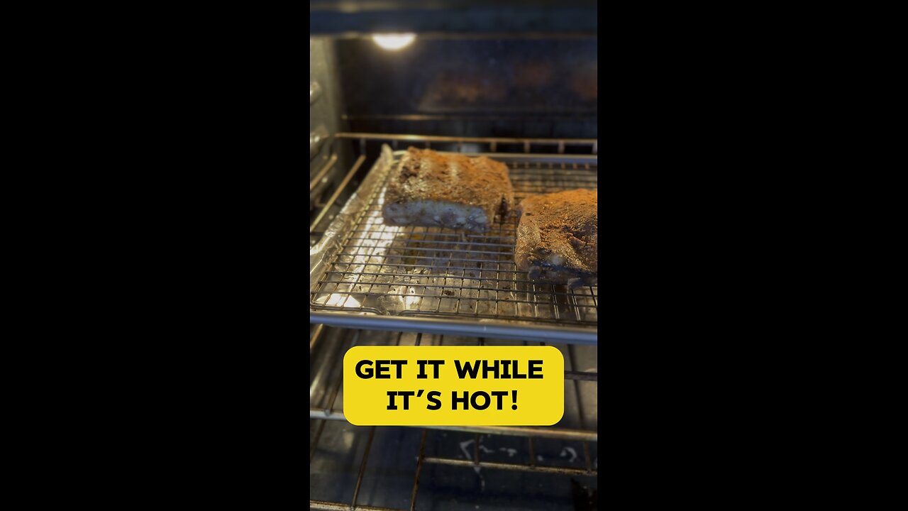 Sous Vide, then baked finish!