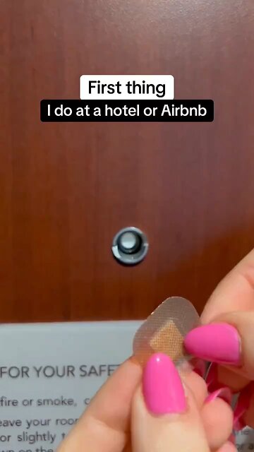 What’s the first thing you do in a hotel room?