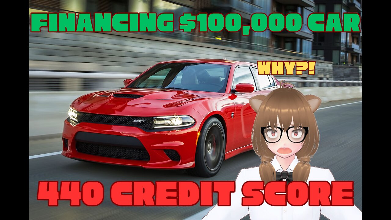 Man with 440 Credit Score Tries to Finance $100,000 Dodge Charger - Very Confused VTuber Reacts