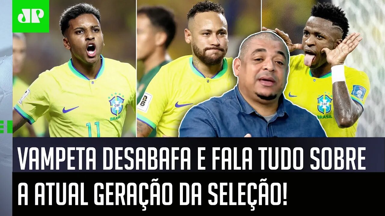 DEU AULA! "QUÊ?? Ô CAR@%#0! O que FALTA pros caras da Seleção SEM O NEYMAR é..." Vampeta FALA TUDO!