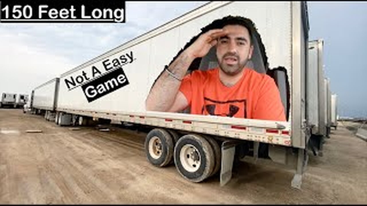 Road Train In Canada | Not A Easy Game | Canada Truck Driver |