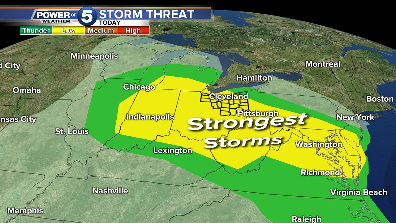 Several rounds of storms coming Tuesday