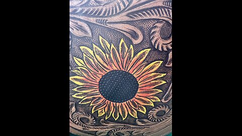 RAWHYD Leather Sunflower Purse