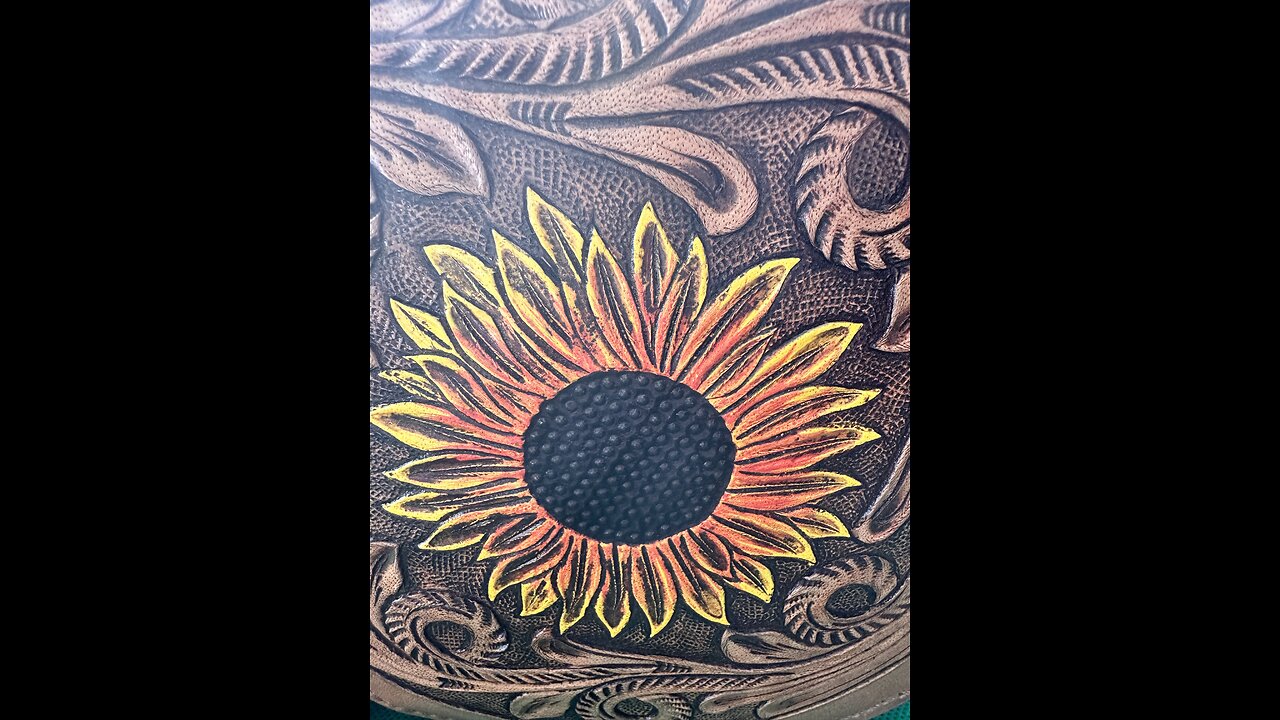 RAWHYD Leather Sunflower Purse