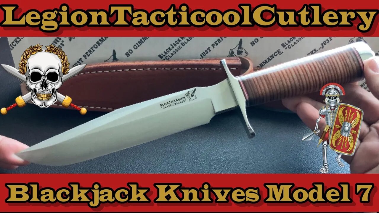 BlackJack Knives Classic Model 7 Fixed Blade Knife (7" Satin). Like Share Subscribe Comment Shoutout