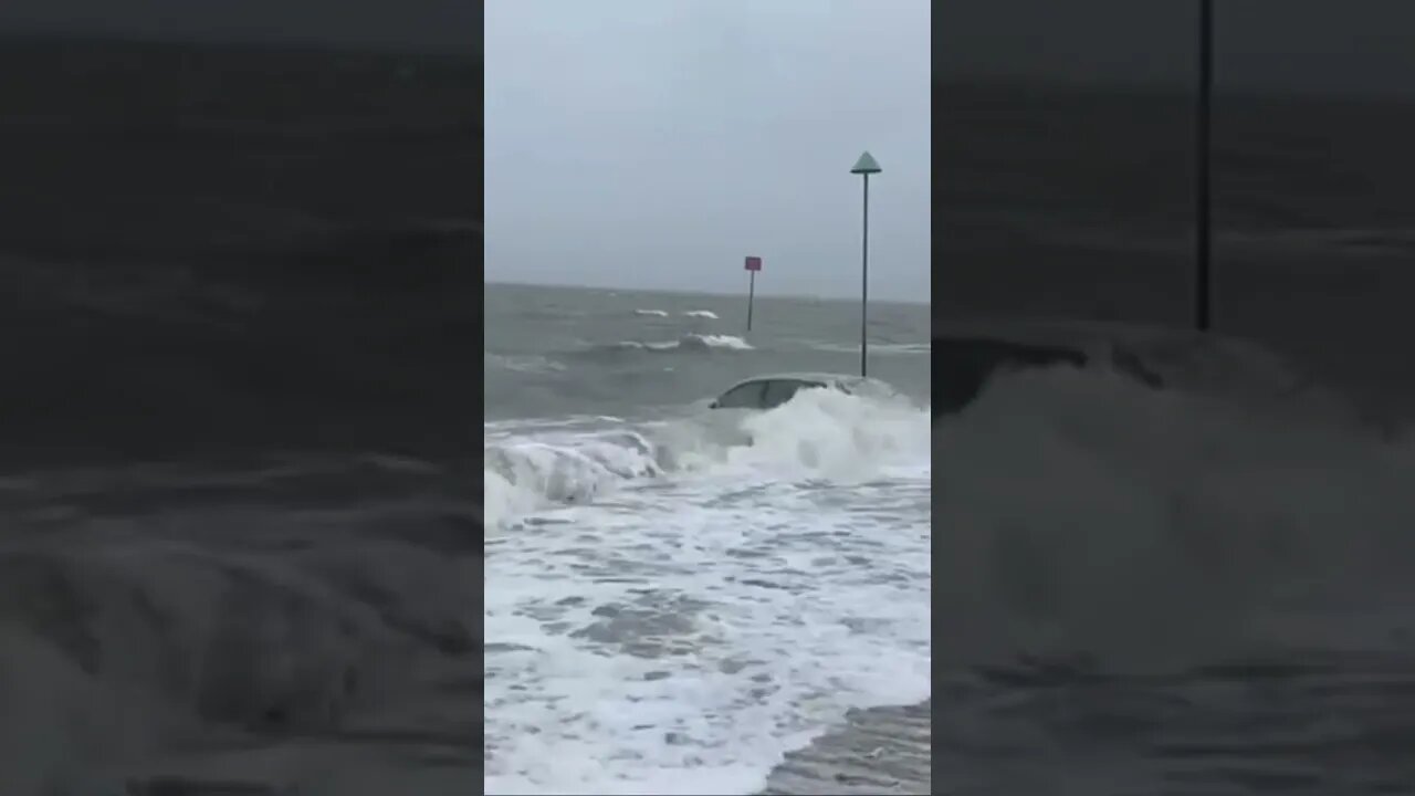 CAR IN THE SEA