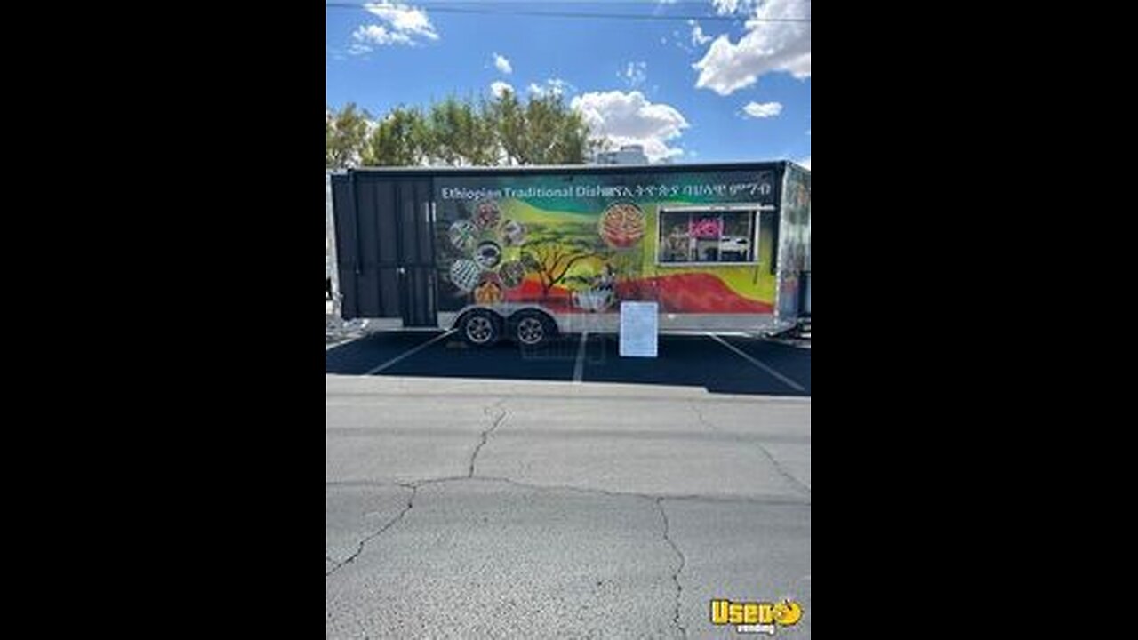 2021 8.5' x 24' Freedom Pizza Food Concession Trailer with Open Porch for Sale in Nevada!