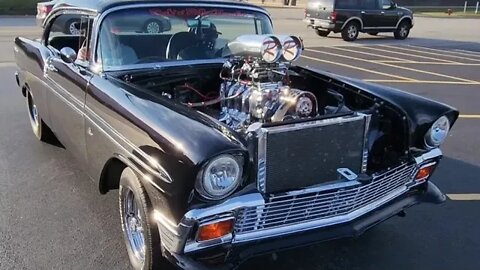 Badass Supercharged 56 Chevy