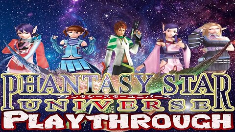 PS2 Classic Sunday's New Game! Phantasy Star Universe Ep 5: The SEED's Blewme