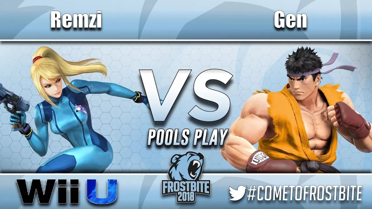 EZG | Remzi (ZSS) vs.Ho3K | Gen (Ryu) - Wii U Pools Play - Frostbite 2018
