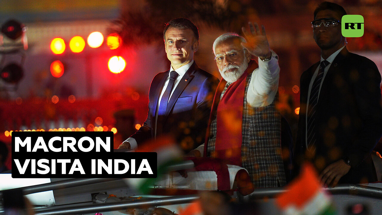 Macron llega a la India para promover acuerdos comerciales y de defensa