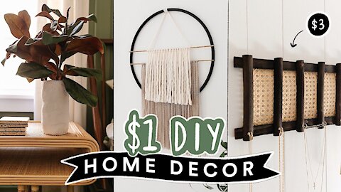 DIY: $1 DOLLAR Store Home Decor You Definitely Want To Make! *[Cute & Easy]*