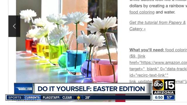 Do-it-yourself Easter decorations and fun