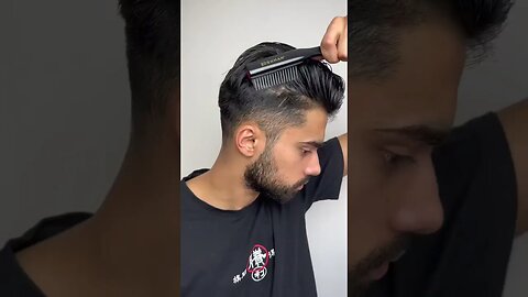 ASMR Men’s Hairstyling Tutorial #shorts