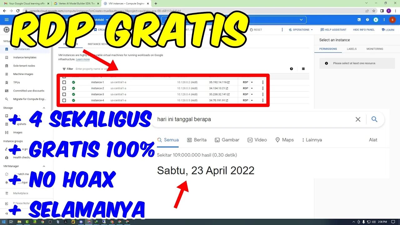 CARA MEMBUAT RDP GRATIS TERBARU 2022 DARI QUICKLAB