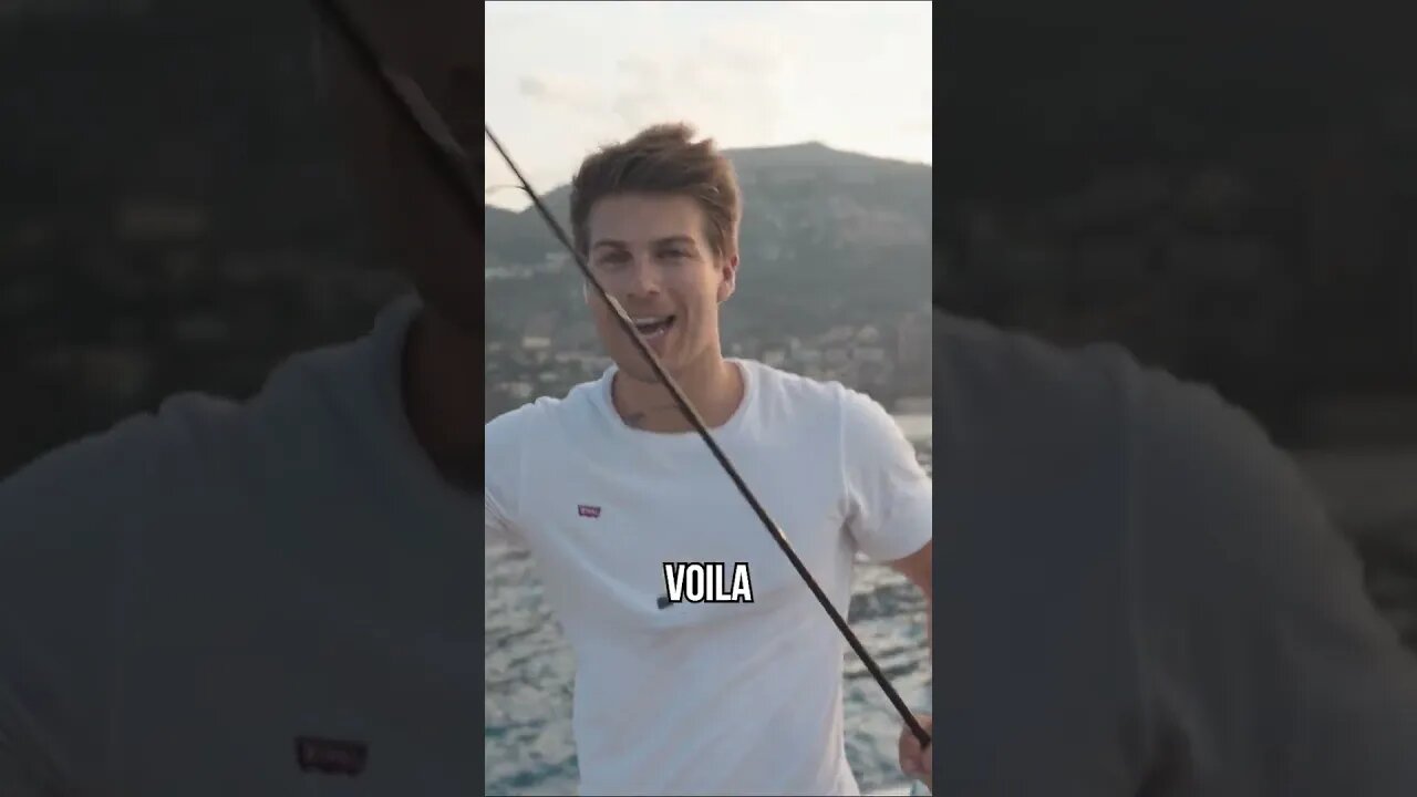 Playing Tennis on a boat