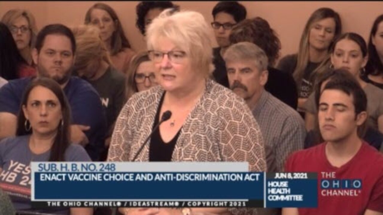 Dr Sherri Tenpenny Giving Testimony at the Ohio House Health Committee June 8, 2021