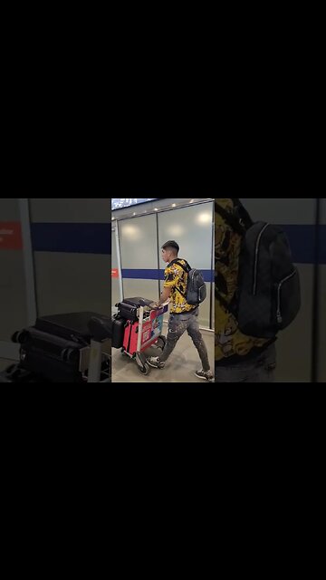 Carlos Palacios chegando ao Chile para assinar com o Colo Colo