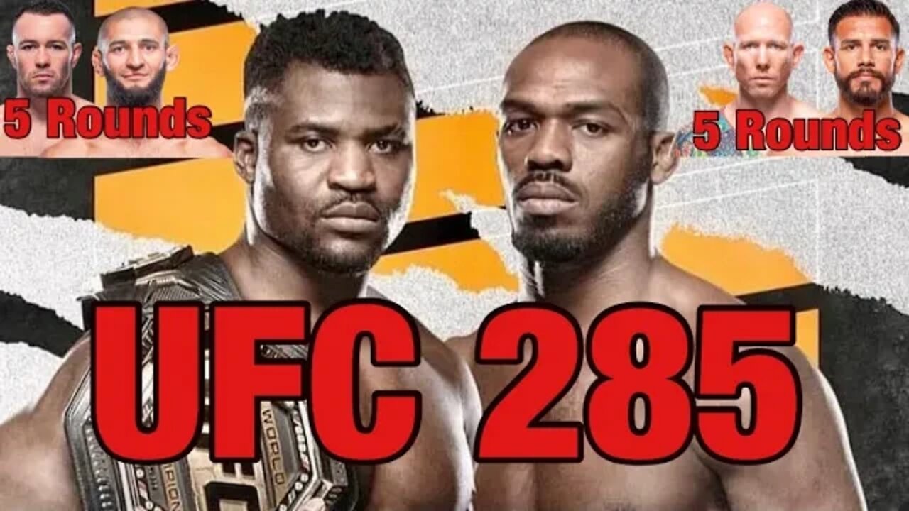 UFC 285 Card Builder! Jones Vs Stipe, Chimaev vs Covington, Yair Rodriguez Vs Josh Emmett And More!!