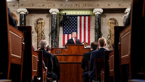 President Trump Calls For Bipartisanship In State Of The Union