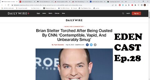 Eden Cast Ep.28 Brian Stelter Fired