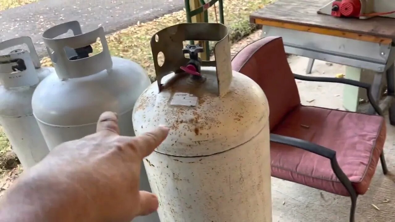 Traded the sharpfinger for propane tanks