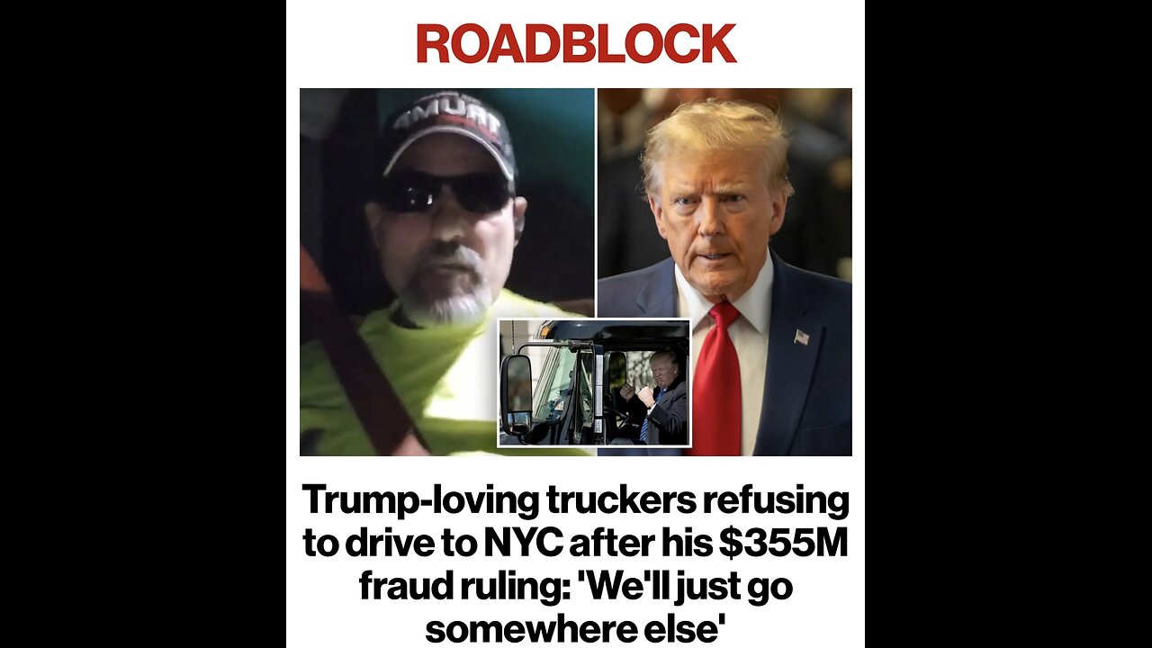 TRUCKERS REFUSE🏙️⛔️🛣️🚛📦🏭DELIVERY LOADS TO NEW YORK CITY🌆🛣️❌🚚🏭💫