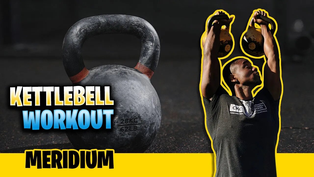 Kettlebell Workout MERIDIUM Double Kettlebell