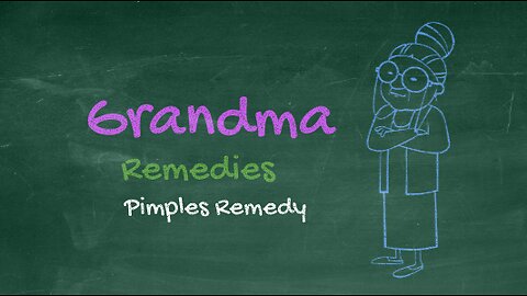 Grandma home remedy for pimples - get rid of pimples fast