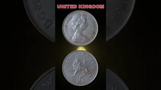 United Kingdom 10 New Pence 1969.#shorts #coinnotesz