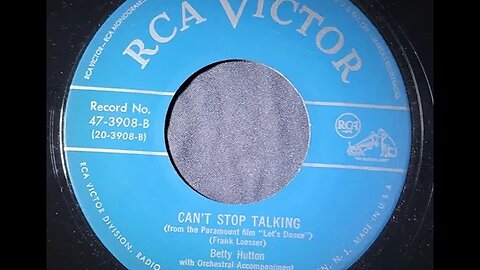 Betty Hutton - Can't Stop Talking