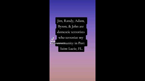 Domestic Terrorism