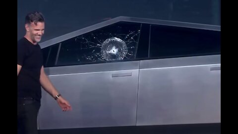 Elon Musk/Tesla CyberTruck Glass Failed