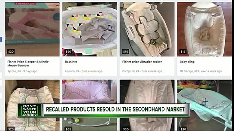 Recalled products resold in the secondhand market