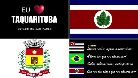 TAQUARITUBA - SP SÍMBOLOS DO MUNICÍPIO