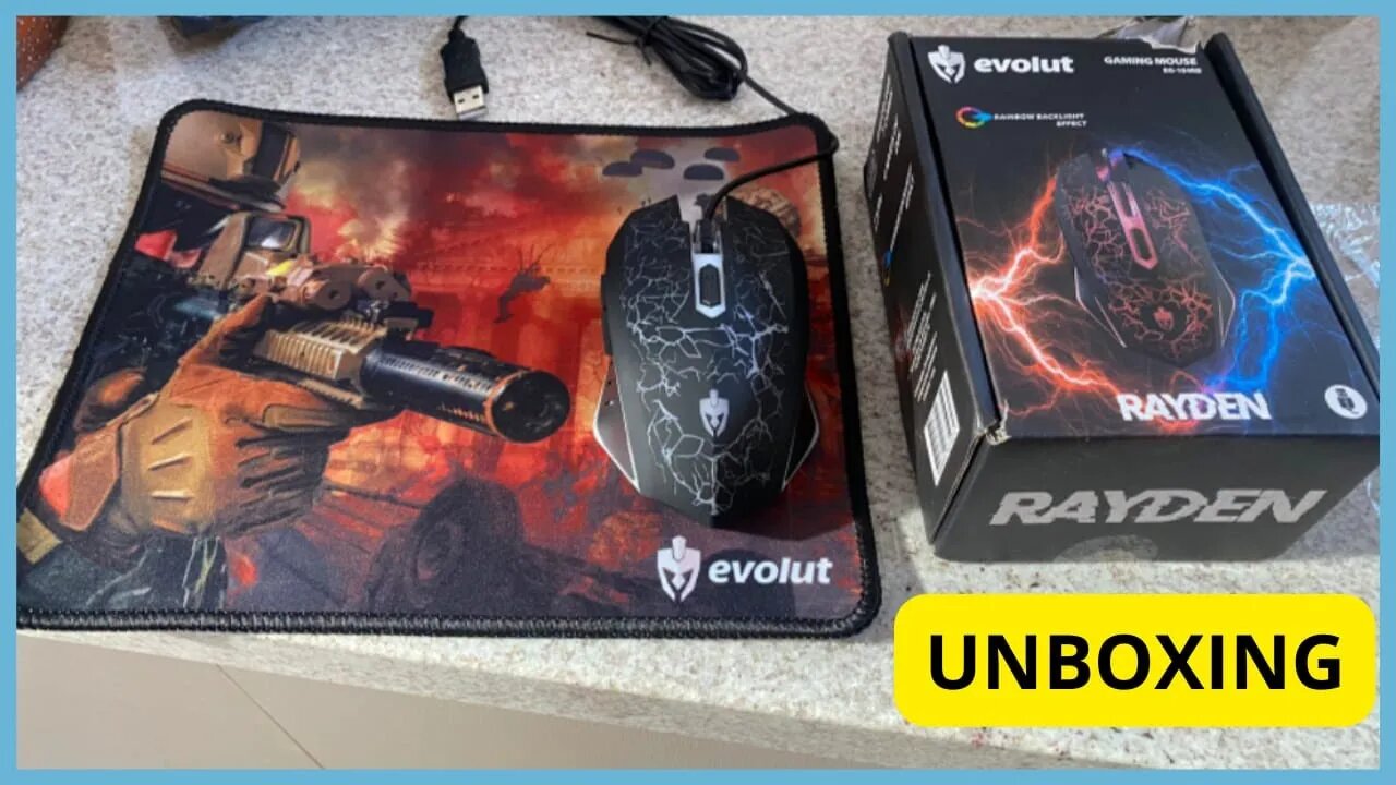 Kit Mouse Gamer Rayden Led Rgb na Shopee OLHA O QUE ACHEI DENTRO!