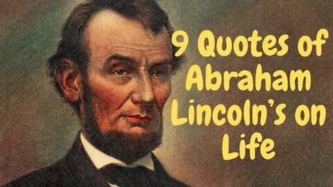 #abrahamlincolnquotesaboutlife #motivational 9 Quotes of Abraham Lincoln’s on Life shorts