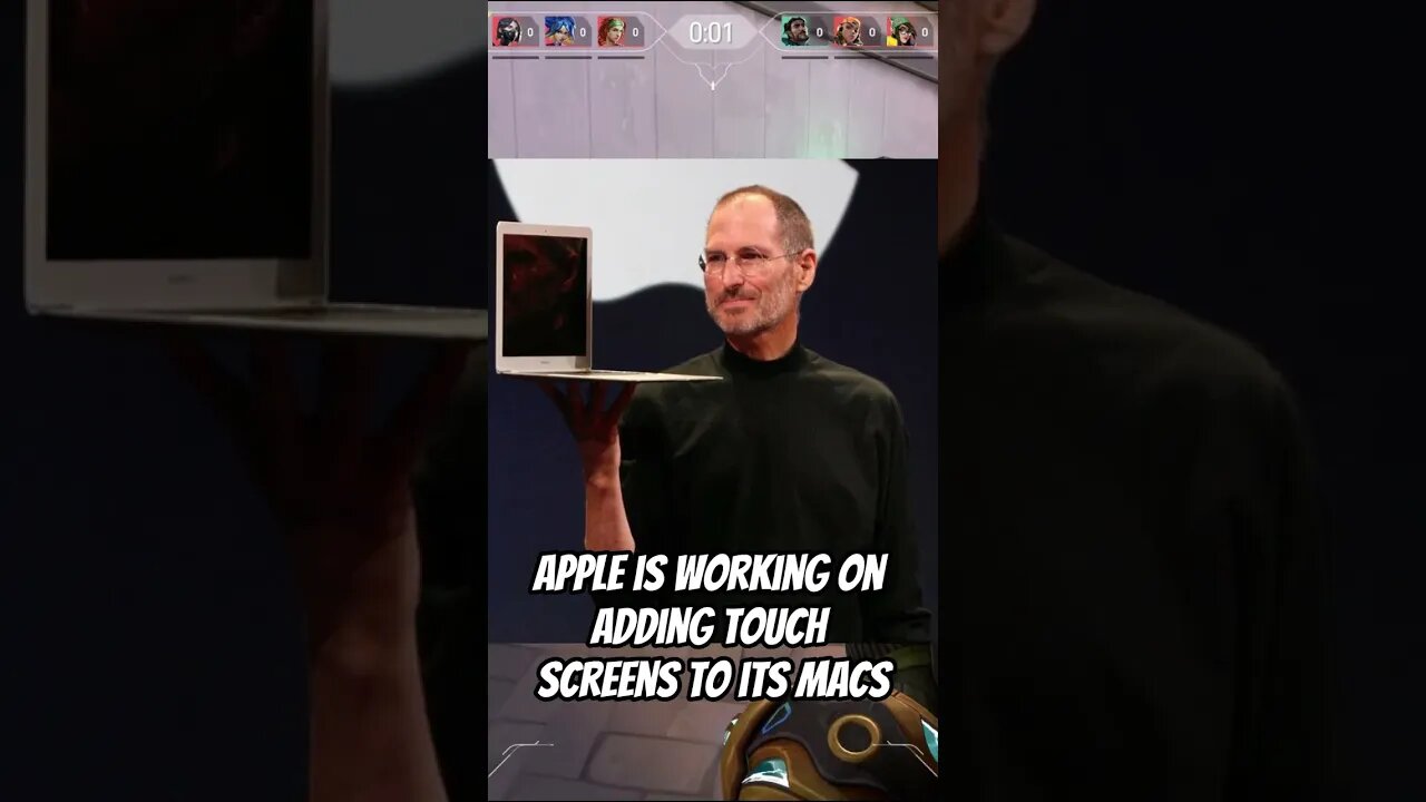 Apple is working on adding touch screens to its Macs computers. #touchscreen #apple