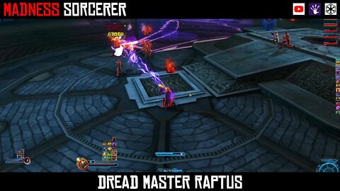 SWTOR Dread Palace: Dread Master Raptus Boss Fight w/ Level 80 Madness Sorcerer