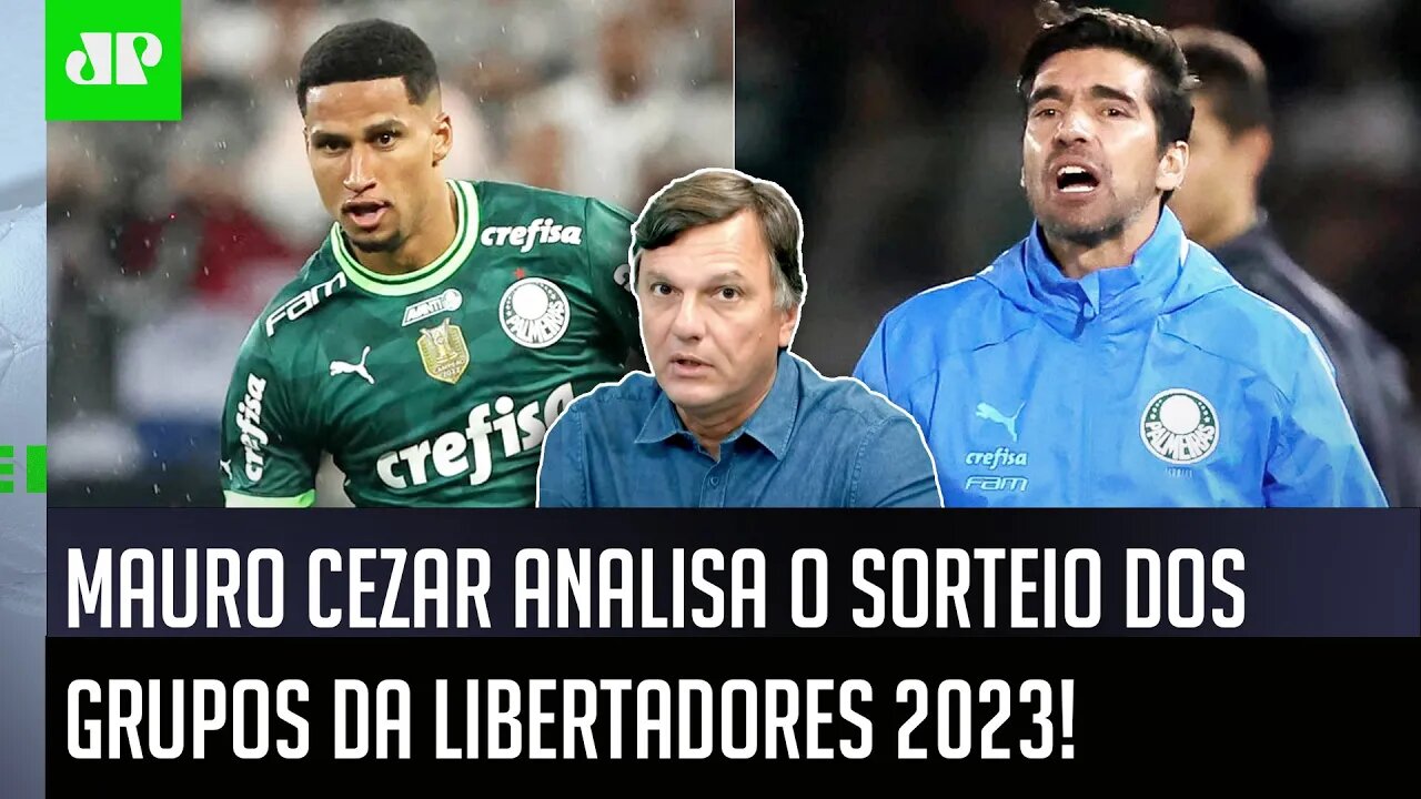 "ME CHAMOU A ATENÇÃO! Esse grupo do Palmeiras na Libertadores NÃO..." Mauro Cezar ANALISA SORTEIO!