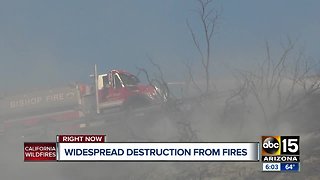 California wildfire threatens homes in Simi Valley