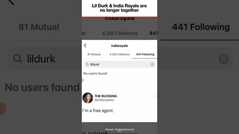 Lil durk breaks up with India #lildurk #india #rap #royal #breakup #breakupstatus #music #artists