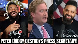 Peter Doocy Gives Press Secretary a Political Douche