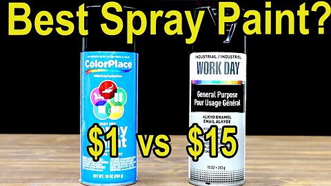 Best Spray Paint? Rustoleum 2X, Valspar, ColorPlace, Krylon, Sherwin Williams, Rust-Oleum Prof