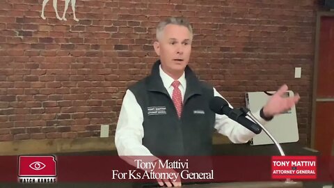 Tony Mattivi for Ks Attorney General At the Wyandotte county GOP meeting