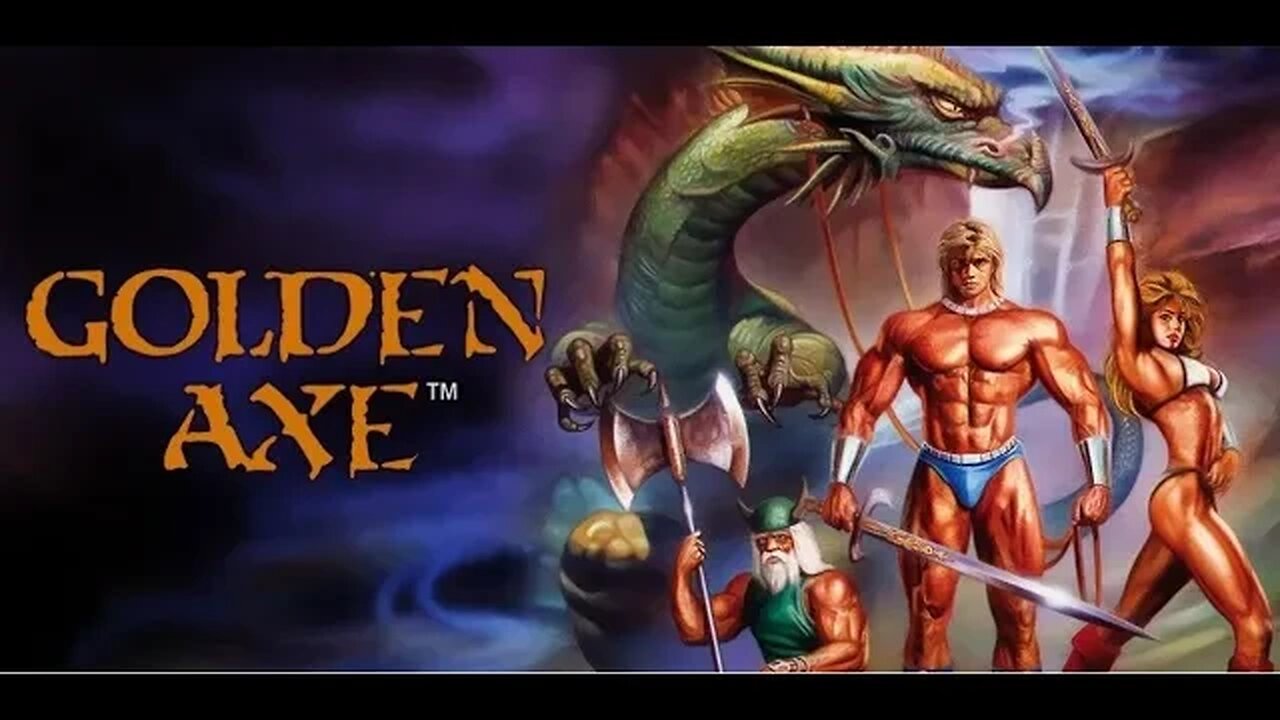 GOLDEN AXE - ARCADE - GAMEPLAY COMPLETO