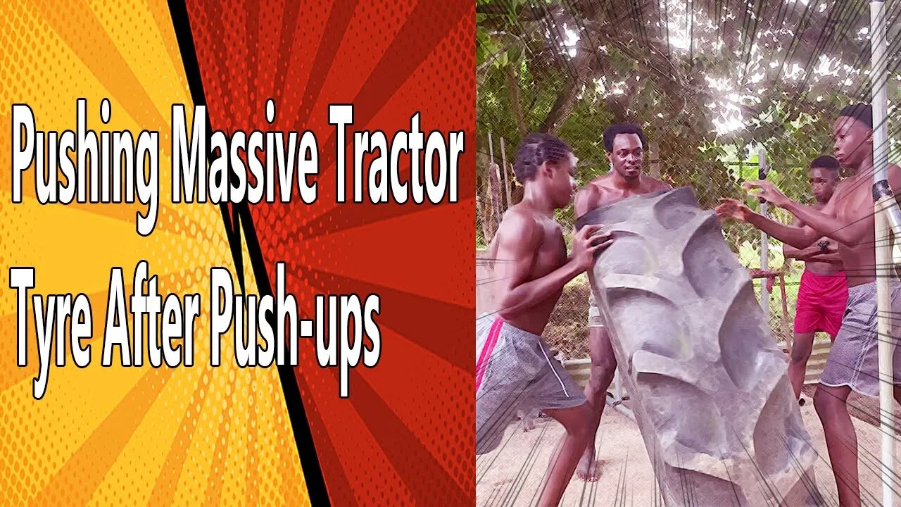 Working Out With Tractor Tyre