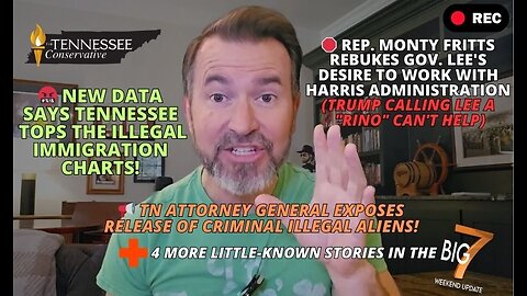 New Data says Tennessee TOPS Illegal Immigration Charts! Lee Rebuked for Desire to Work w/ Harris