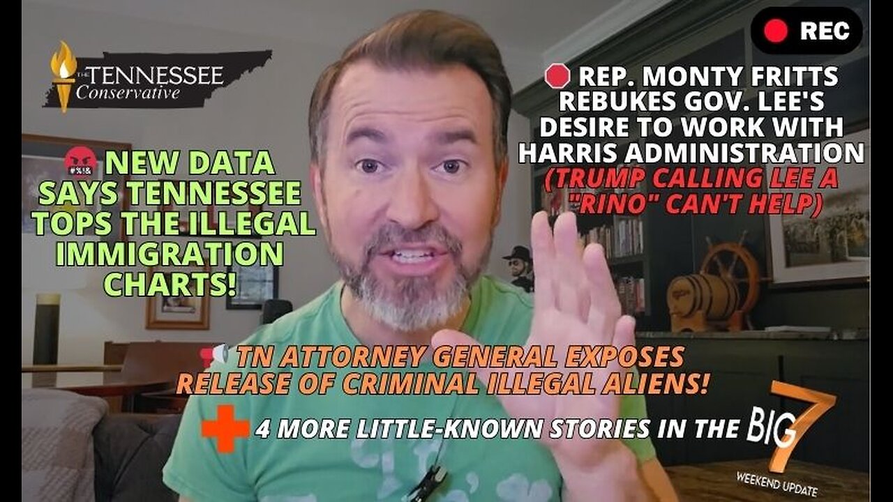 New Data says Tennessee TOPS Illegal Immigration Charts! Lee Rebuked for Desire to Work w/ Harris